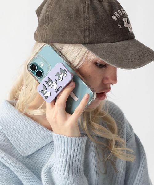 FOREVER 21（フォーエバー トゥエンティーワン）の「【クロミ】スマホグリップ（スマホグッズ・レディース・パープル/ブラウン・FREE）」の11枚目の写真