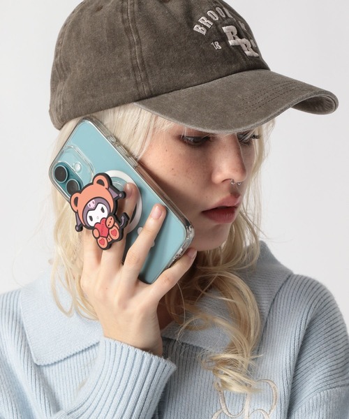 FOREVER 21（フォーエバー トゥエンティーワン）の「【クロミ】スマホグリップ（スマホグッズ・レディース・パープル/ブラウン・FREE）」の12枚目の写真