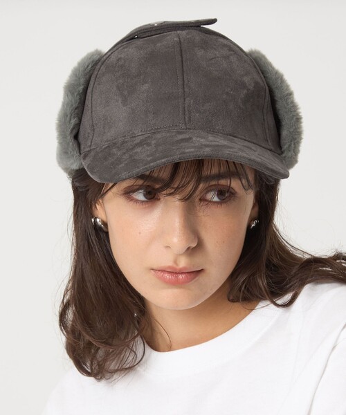 セール】フェイクファーイヤーカバーキャップ / 帽子（キャップ