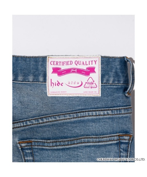glamb（グラム）の「hide Tribal Denim（デニムパンツ・メンズ・ブラック/ライトインディゴブルー・XS/S/M/L）」の3枚目の写真