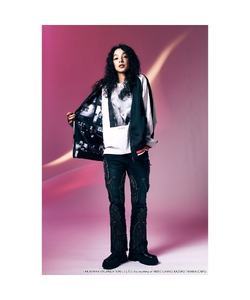 glamb（グラム）の「hide Tribal Denim（デニムパンツ・メンズ・ブラック/ライトインディゴブルー・XS/S/M/L）」の7枚目の写真
