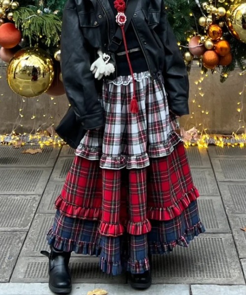 RBTXCO　ギンガムフリルスカート RBTXCO ギンガムフリルスカート