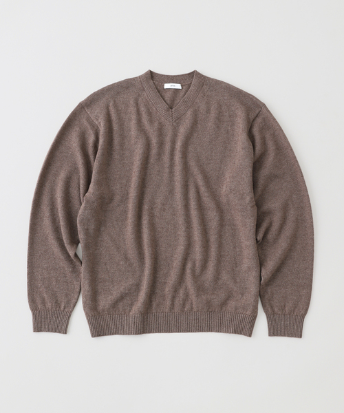 ATON（エイトン）の「【ATON】 WASHI CASHMERE CREWNECK SWEATER