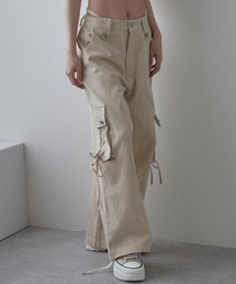 M DOLLY(Gh[)*M DOLLY original* edgy laceup cargo pants/GbWB[XAbvJ[Spc(J[Spc)