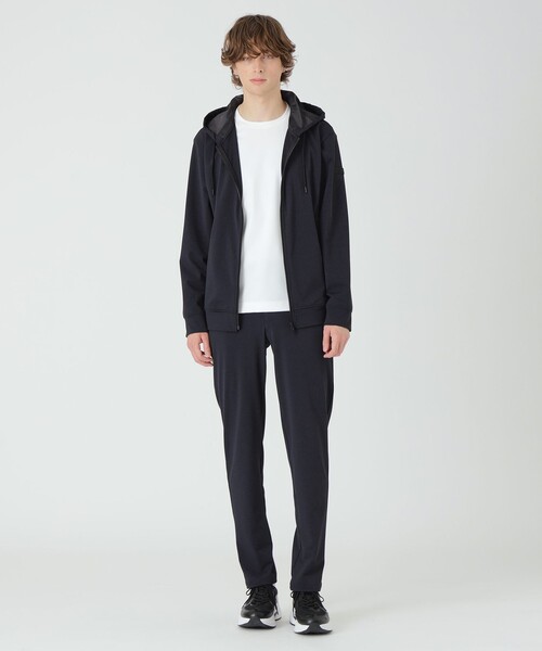 BLACK LABEL CRESTBRIDGE(ブラックレーベル・クレストブリッジ)の「【BLACK lab.】バッググリッドテクニカルパーカー(パーカー・メンズ・ブラック/グリーン系その他7/ネイビー・XL/L/M)」の11枚目の写真