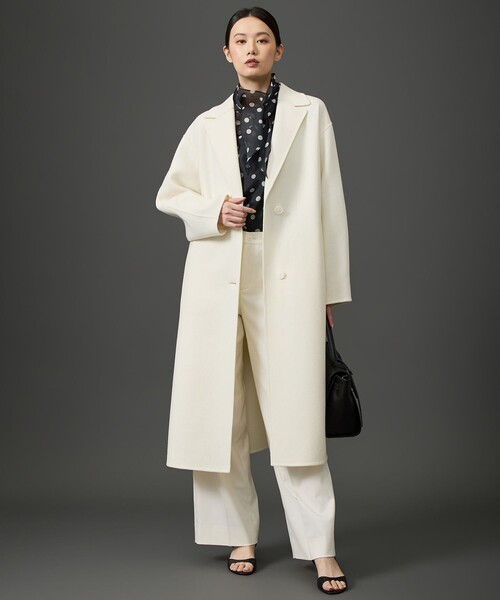 自由区(ジユウク)の「TRギャバ裏起毛ワイド パンツ(その他パンツ・レディース・黄土色系/オレンジ系/ワイン系/ブラック系・46/44/50/48)」の5枚目の写真