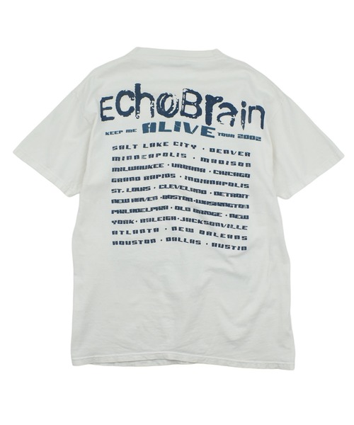VINTAGE（ヴィンテージ）の「【USED】Y2K Port＆Company “Echobrain/Keep Me Alive Tour” バンド Tシャツ（Tシャツ/カットソー・メンズ・ホワイト・MEDIUM）」の7枚目の写真