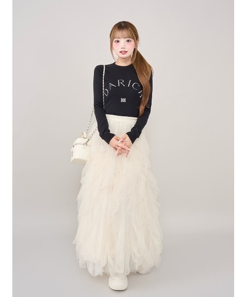 ダーリッチ DARCHロゴニットトップス 新品 ダーリッチ Darich DARCHロゴニットトップス （ブラウン