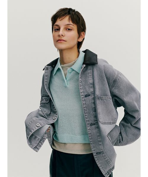 ミラオーウェン　デニムジャケット Mila Owen（ミラオーウェン）の「抜け感デニムGジャン（デニム