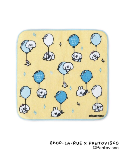 SHOO・LA・RUE（シューラルー）の「【パントビスコ／ぺろち】ハンドタオル（ハンカチ/ハンドタオル・レディース・ブルー系その他/ブルー系3/ホワイト系4/イエロー系その他5/ライトブルー・00）」の5枚目の写真