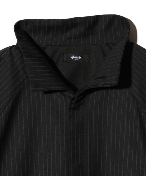 セール】Suit Fabric High Neck Shirt / スーツファブリックハイネック