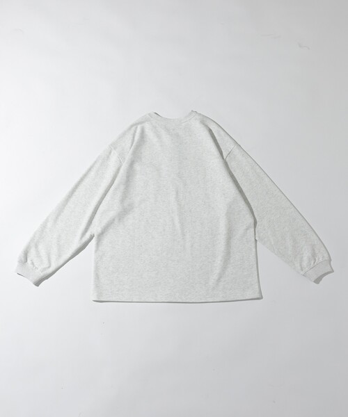 FREAK'S STORE（フリークスストア）の「SAUVENIR/サウベニア 別注 KANNAIGI × サウナ田ヒロユキ ロングスリーブ裏毛/館内着/セットアップ/ナップサック付き（ルームウェア/パジャマ・メンズ・サックスブルー/ブラック/ブラウン/ホワイト/イエロー/グレー・LARGE/MEDIUM/SMALL/#18）」の17枚目の写真