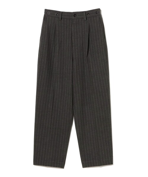 B:MING by BEAMS（ビーミングバイビームス）の「ambiance / STRIPE SUS PANTS（その他パンツ・レディース・グレー/ブラック・SMALL/MEDIUM）」の9枚目の写真