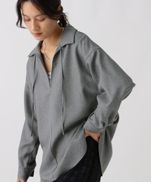 Elura | ツイードライクスキッパーシャツ/578314(シャツ/ブラウス)