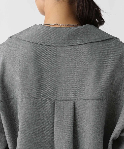 Elura（エルーラ）の「ツイードライクスキッパーシャツ/578314（シャツ/ブラウス・レディース・ブラウン/グレー・FREE）」の21枚目の写真