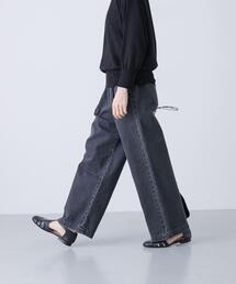 かぐれ(カグレ)のフェードデニムイージーパンツ(デニムパンツ)