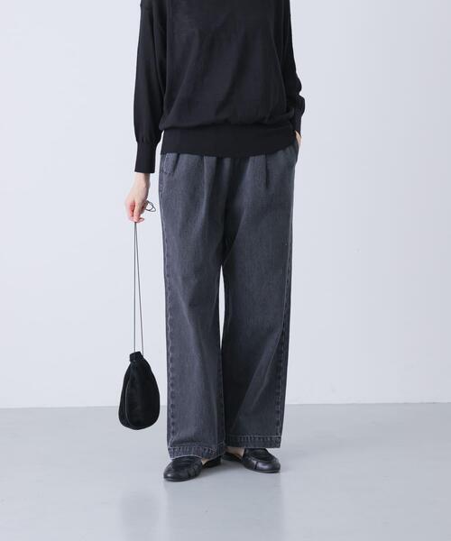 フェードデニムイージーパンツ（デニムパンツ）｜かぐれ（カグレ