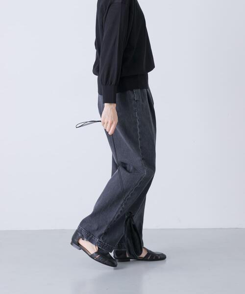 フェードデニムイージーパンツ（デニムパンツ）｜かぐれ（カグレ