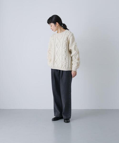 フェードデニムイージーパンツ（デニムパンツ）｜かぐれ（カグレ）の