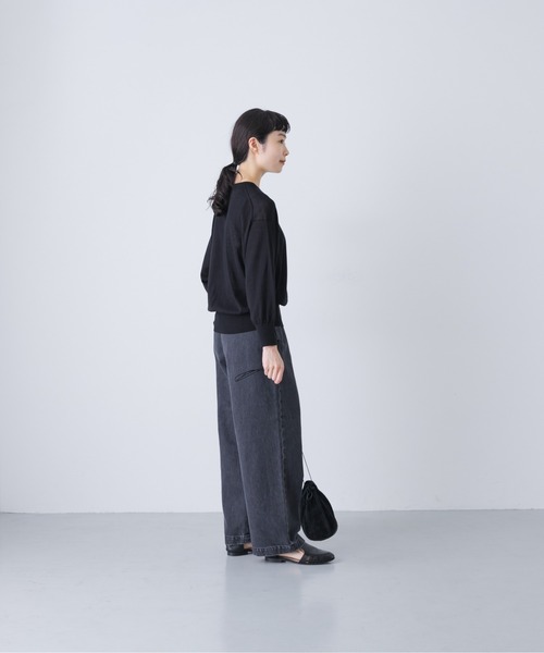 かぐれ　新品　今季　フェードデニムイージーパンツ　ジーンズ　2025秋冬 かぐれ｜フェードデニムイージーパンツ - かぐれ(カグレ