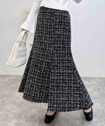 INGNI | バックレースアップツイードマーメイドスカート(スカート)