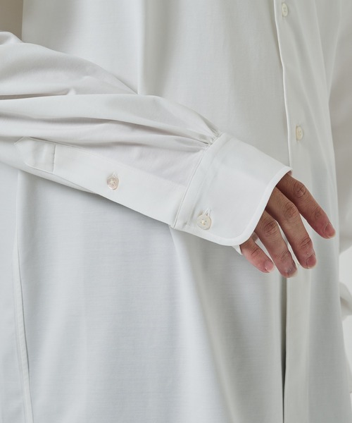KANEMASA PHIL.(カネマサフィル)の「【KANEMASA PHIL./カネマサ】46G Modest Shirt(シャツ/ブラウス・メンズ・ブラック/ホワイト/ブラウン/パープル・MEDIUM/LARGE)」の6枚目の写真