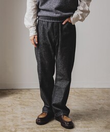 NECESSARY or UNNECESSARY | NECESSARY or UNNECESSARY / UNIFORM FIT BLACK DENIM デニムパンツ(デニムパンツ)