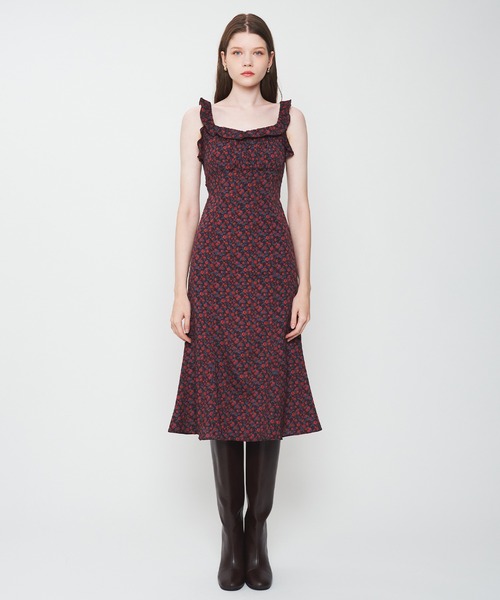 DEICY(デイシー)の「ヴィンテージローズフリルワンピース(ワンピース・レディース・レッド/ピンク・1/0)」の20枚目の写真