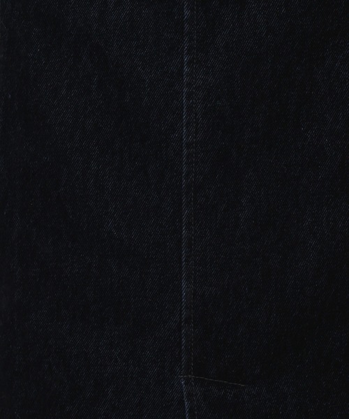 mysty woman（ミスティウーマン）の「【セットアップ着用可】フロッキーカコウデニムスカート 586720（スカート・レディース・ブラック・SMALL/MEDIUM）」の12枚目の写真