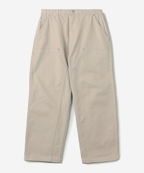 ORCIVAL（オーシバル）の「ORCIVAL | コットンカツラギ ダブルニーイージーパンツ MEN（その他パンツ・メンズ・ブラック/オフホワイト・5/4）」の5枚目の写真