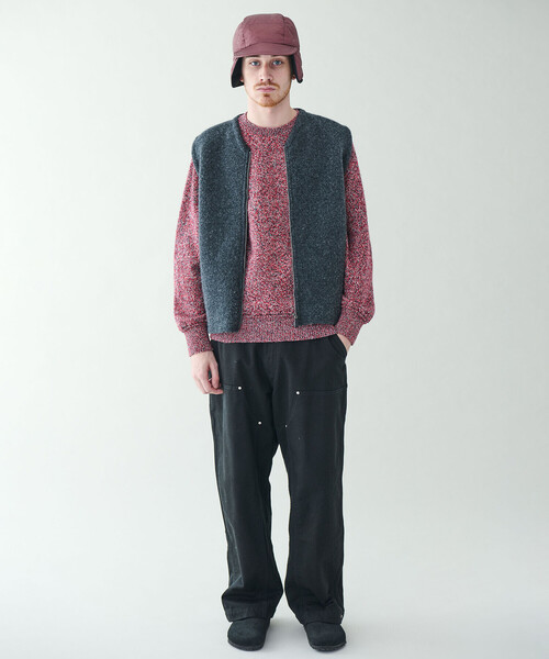 ファッションボニータ　オーバラグ　大イーグル ORCIVAL | コットンカツラギ ダブルニーイージーパンツ MEN（その他