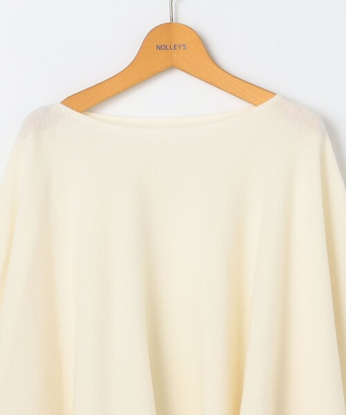 NOLLEY’S（ノーリーズ）の「12Gオルティアロングマフラー（ニット/セーター・レディース・ベビーピンク/オフホワイト/ライトグレー・38）」の11枚目の写真