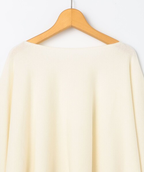 NOLLEY’S（ノーリーズ）の「12Gオルティアロングマフラー（ニット/セーター・レディース・ベビーピンク/オフホワイト/ライトグレー・38）」の12枚目の写真