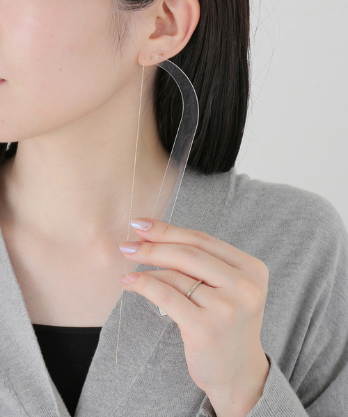 les bonbon(ルボンボン)の「【LES BONBON/ル ボンボン】K18 liquid pierce L(ピアス(片耳用)・レディース・ゴールド・FREE)」の2枚目の写真