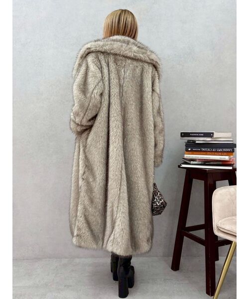 今だけ限定値下げ☆EVRIS☆ロングコート 新品タグ付き セール】フェイクファーロングコート（ダッフルコート）｜EVRIS