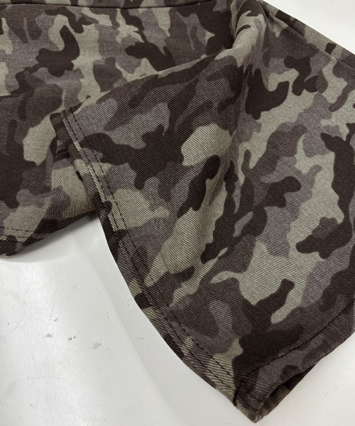Kuroba(クロバ)の「迷彩柄ワイドルーズパンツ(その他パンツ・レディース・ブラック・S/M/L)」の2枚目の写真