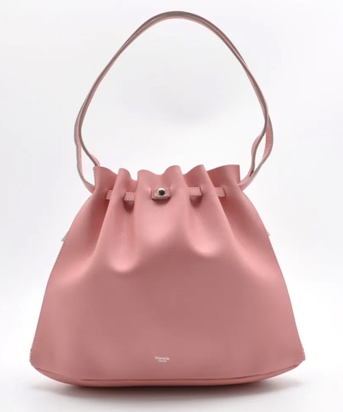 blancle(ブランクレ)の「blancle SMOOTH PLEATS TOTE(ハンドバッグ・レディース・ブラック/タン/ピンク・FREE)」の2枚目の写真