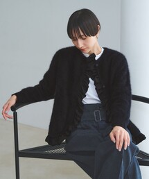 UNITED ARROWS ユナイテッドアローズ モヘアカーディガン黒 ブラック BEAUTY & YOUTH UNITED ARROWS ビューティアンドユース