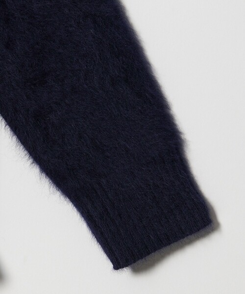 UNITED ARROWS（ユナイテッドアローズ）の「フォックスカシミヤ フリルコンビ カーディガン（カーディガン/ボレロ・レディース・ダークグレー/ネイビー/ブラック・FREE）」の13枚目の写真