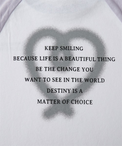 QUNTSTYLE（キュントスタイル）の「長袖プリントＴシャツ　<綿100%>（Tシャツ/カットソー・キッズ・ホワイト系1/ホワイト系2/ブラック/サックスブルー/ブルー/ラベンダー・140/150/160）」の9枚目の写真