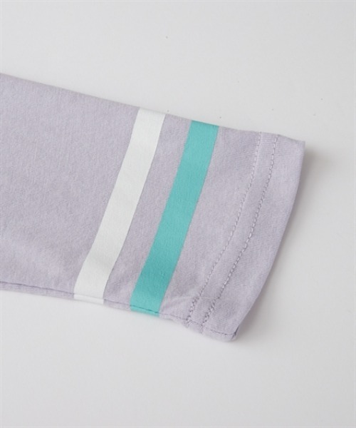 QUNTSTYLE（キュントスタイル）の「長袖プリントＴシャツ　<綿100%>（Tシャツ/カットソー・キッズ・ホワイト系1/ホワイト系2/ブラック/サックスブルー/ブルー/ラベンダー・140/150/160）」の12枚目の写真