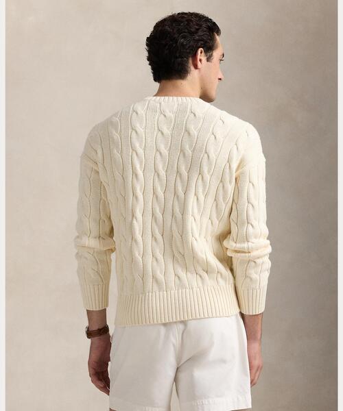 POLO RALPH LAUREN(ポロ ラルフ ローレン)の「ビッグ フィット ケーブルニット コットン セーター(ニット/セーター・メンズ・ナチュラル・XS/S/M/L)」の5枚目の写真