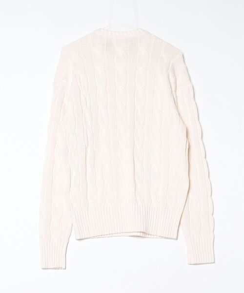 POLO RALPH LAUREN(ポロ ラルフ ローレン)の「ビッグ フィット ケーブルニット コットン セーター(ニット/セーター・メンズ・ナチュラル・XS/S/M/L)」の2枚目の写真