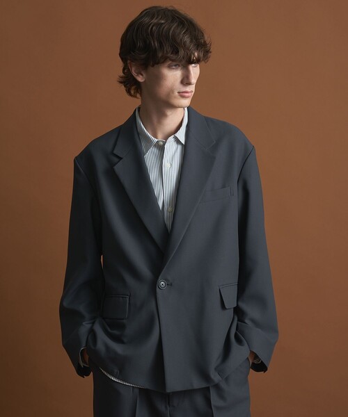 セットアップ対応〉GRツイル リラックスジャケット（セットアップ