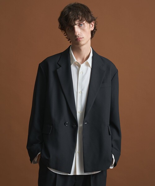 セットアップ対応〉GRツイル リラックスジャケット（セットアップ