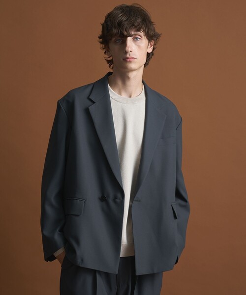 セットアップ対応〉GRツイル リラックスジャケット（セットアップ