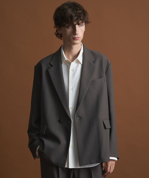 セットアップ対応〉GRツイル リラックスジャケット（セットアップ