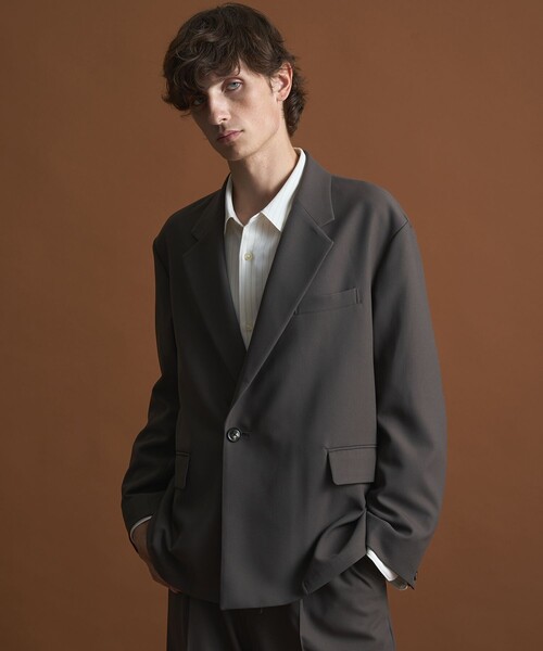 セットアップ対応〉GRツイル リラックスジャケット（セットアップ