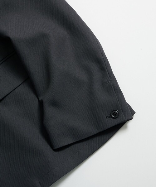 PUBLIC TOKYO（パブリックトウキョウ）の「〈セットアップ対応〉GRツイル リラックスジャケット（セットアップ・メンズ・ダークブラウン/グレー/ブラック・1/2）」の13枚目の写真