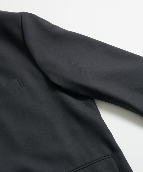 PUBLIC TOKYO（パブリックトウキョウ）の「〈セットアップ対応〉GRツイル リラックスジャケット（セットアップ・メンズ・ダークブラウン/グレー/ブラック・1/2）」の12枚目の写真